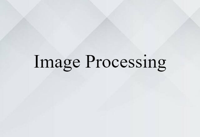 image processing