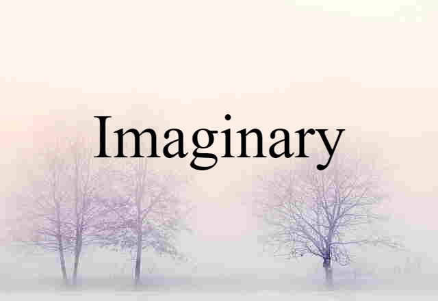 Imaginary (noun) Definition, Meaning & Examples