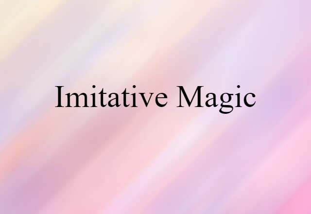 imitative magic