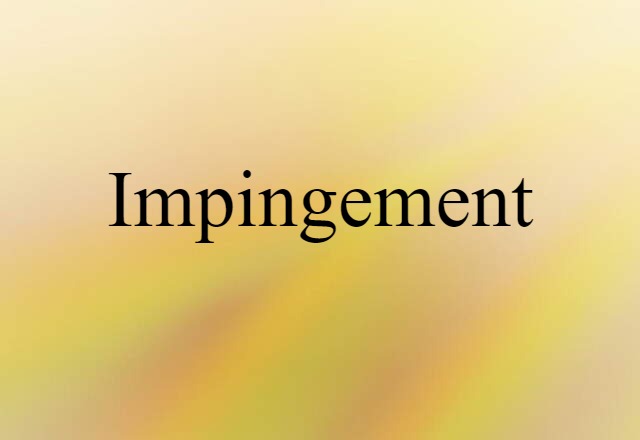 impingement