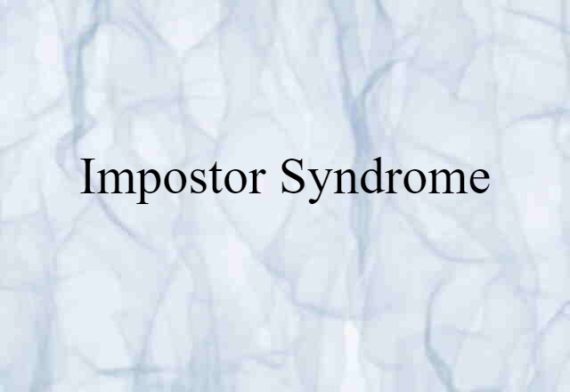 impostor syndrome