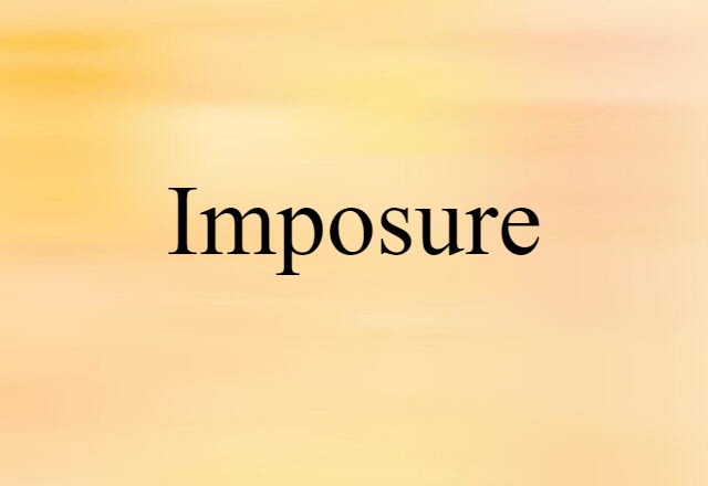 imposure