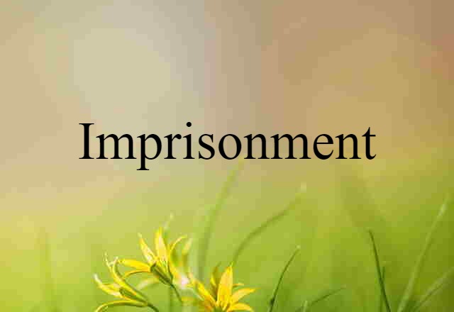 imprisonment