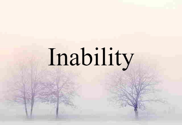 inability