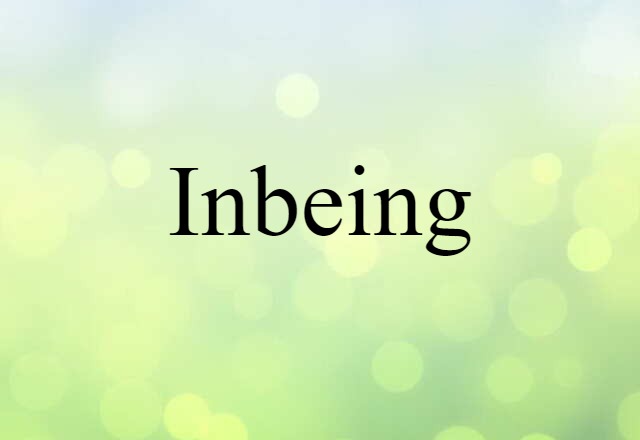 inbeing