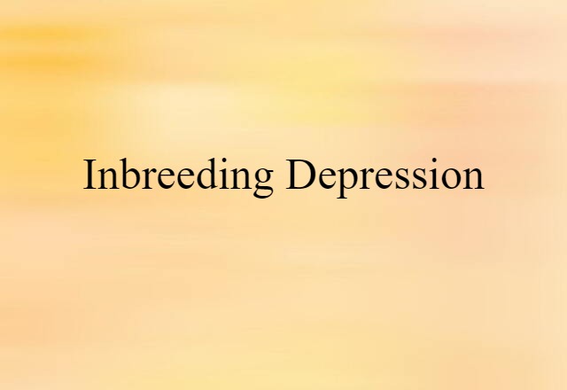 inbreeding depression