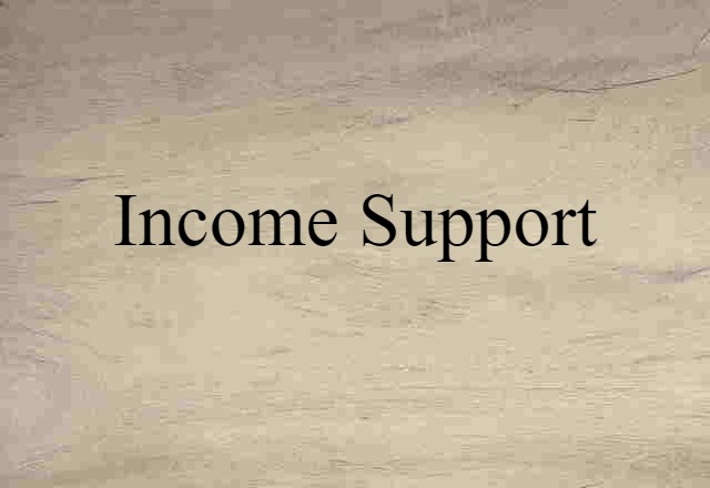 income support