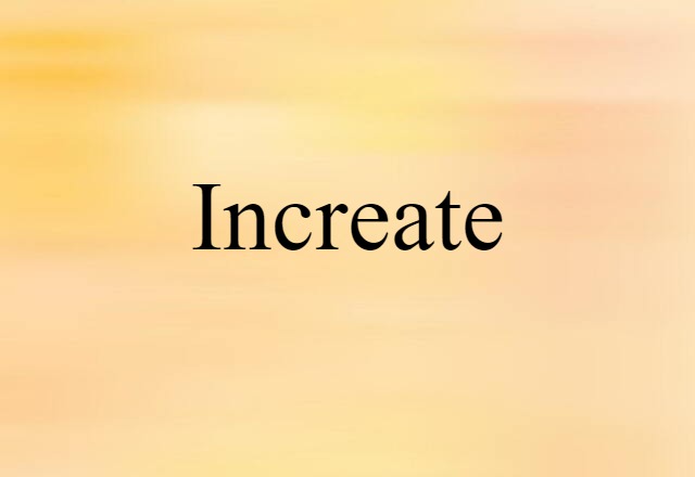 increate