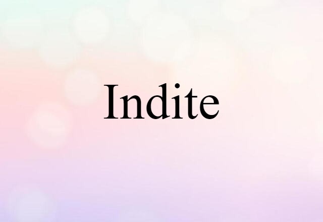 indite