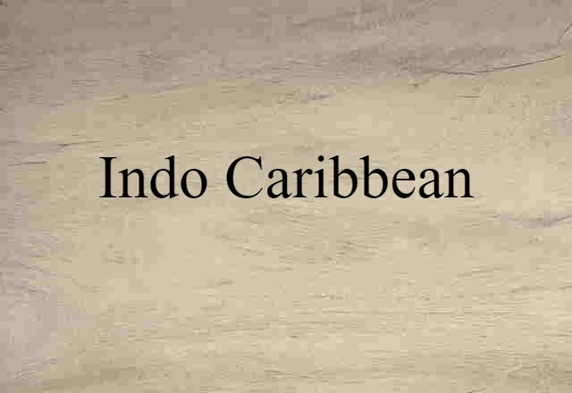 Indo-Caribbean