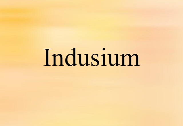 indusium