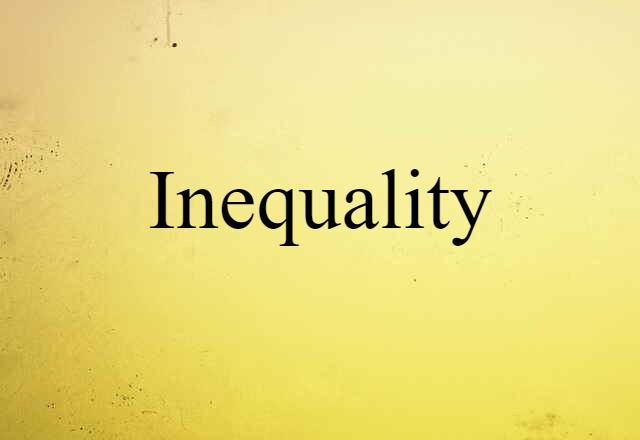 inequality