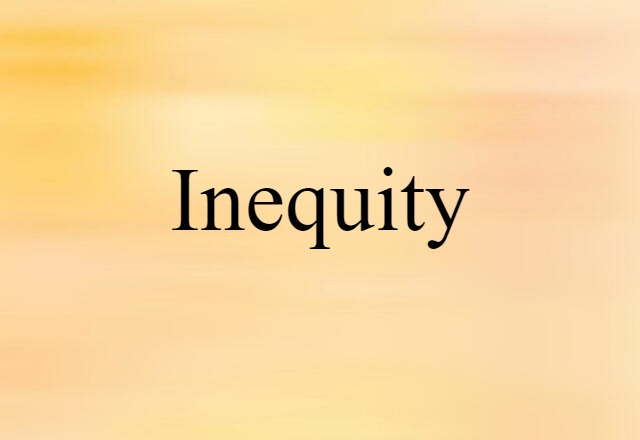 inequity