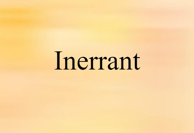 inerrant