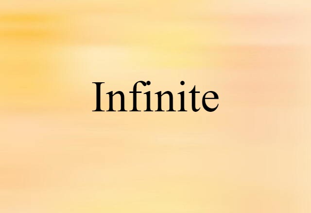 infinite