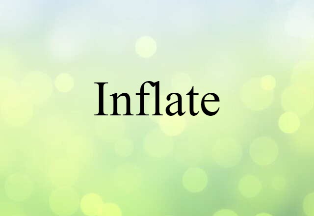 Inflate (noun) Definition, Meaning & Examples