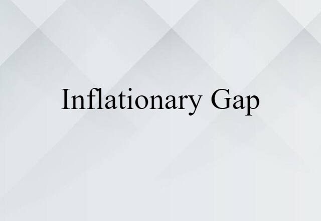 inflationary gap