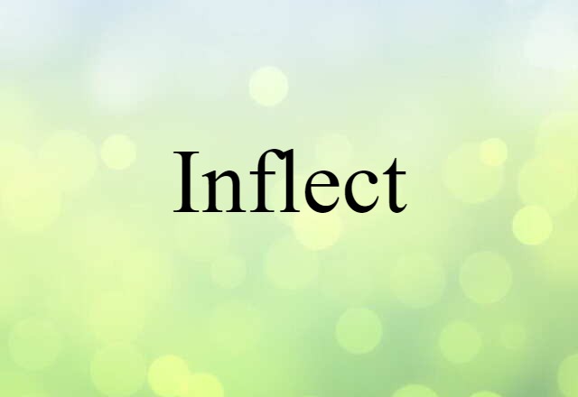 inflect