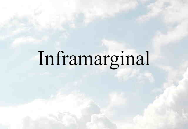 inframarginal