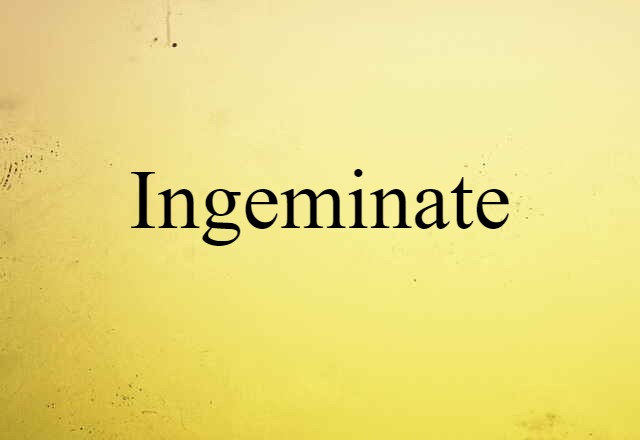 ingeminate