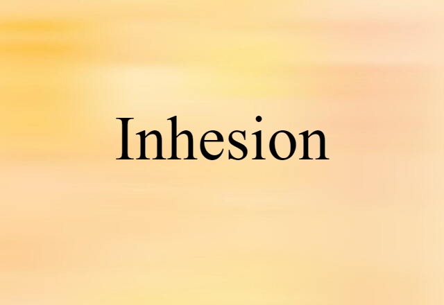 inhesion