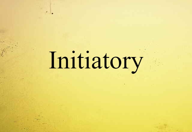 initiatory