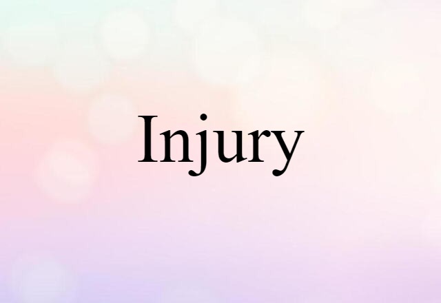 injury