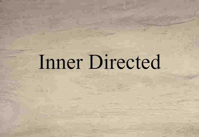 inner-directed