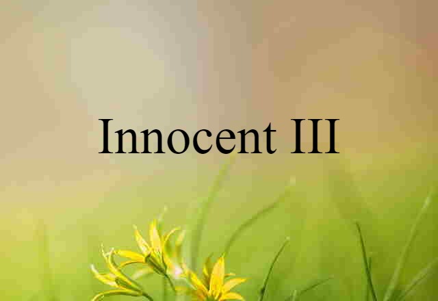 Innocent III