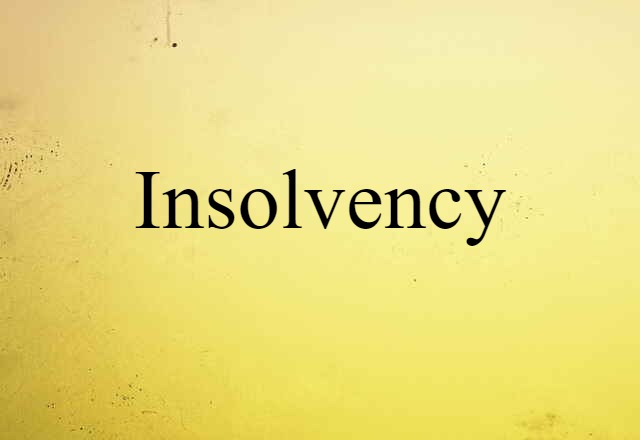 insolvency