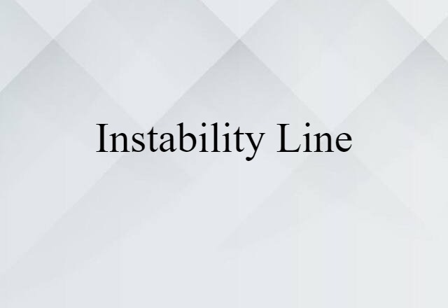 instability line