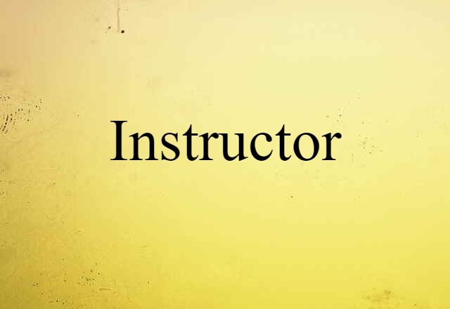 instructor