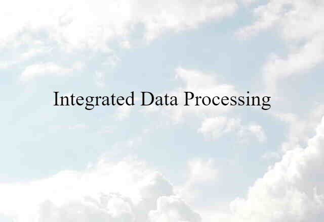 integrated data processing