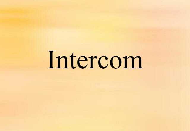 intercom