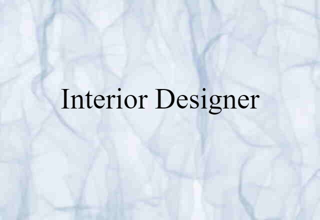 interior designer