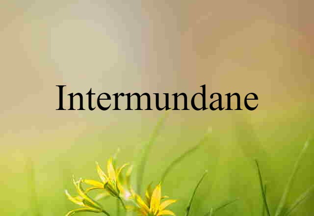 intermundane