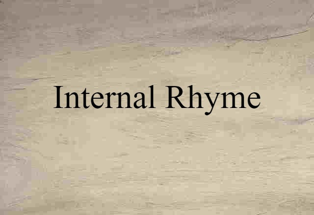 internal rhyme