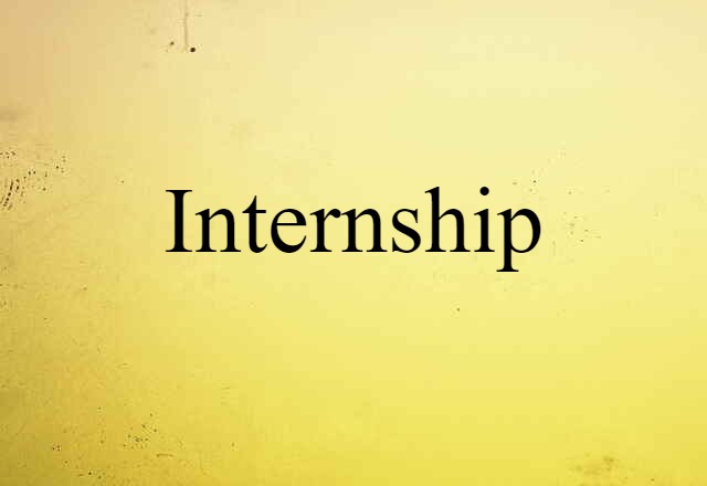 internship