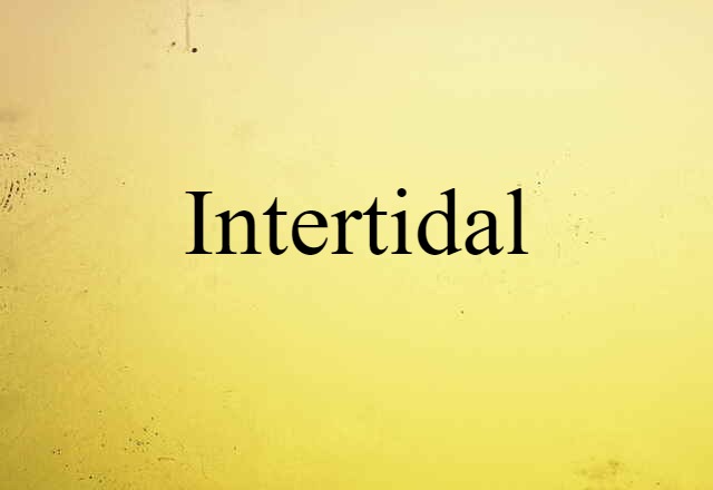 intertidal