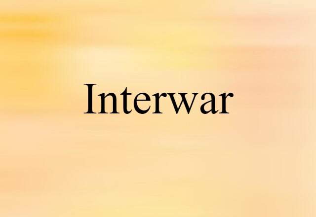 interwar