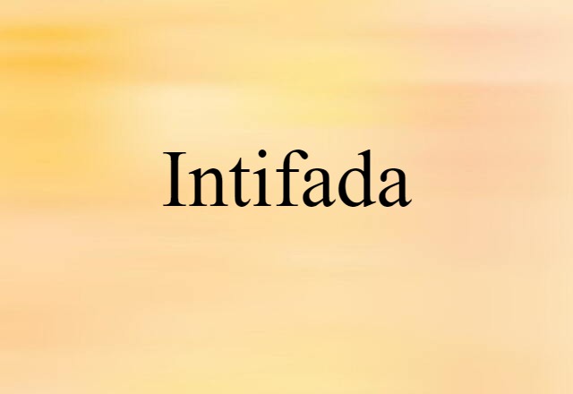 intifada