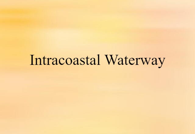 Intracoastal Waterway