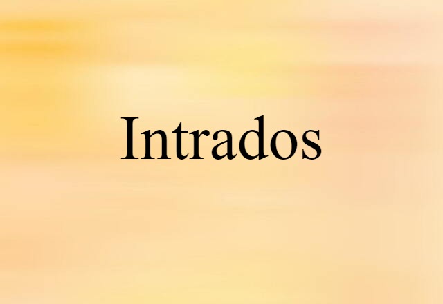 intrados