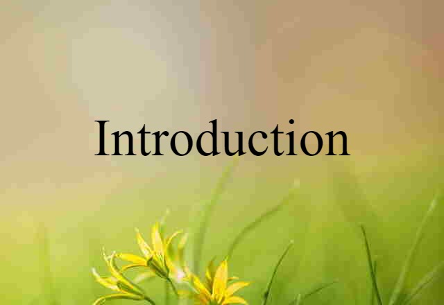 introduction