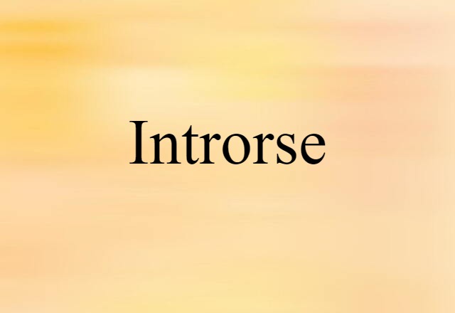 introrse