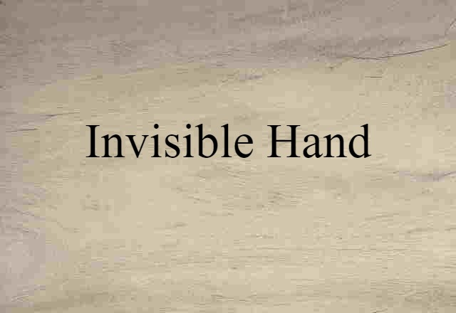 invisible hand