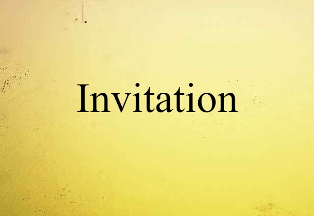 invitation