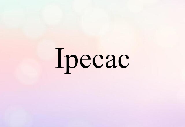 ipecac