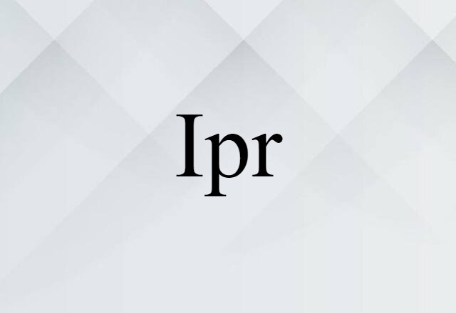 ipr