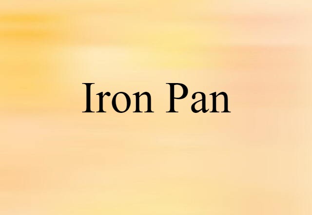 iron pan